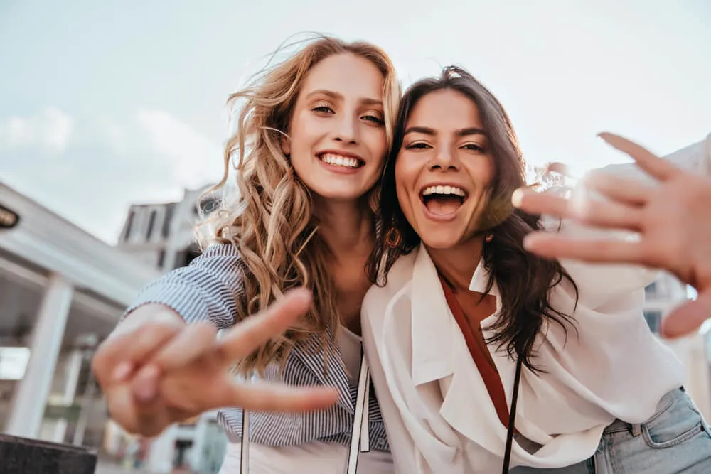 Sisters spend time together