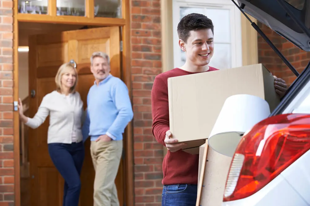 Adult son moving out of parent's home