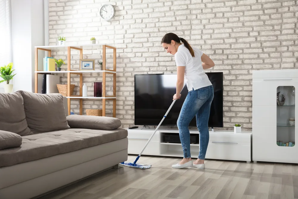 4 Reasons Your Wife Doesn't Want to Work - What to Do? 1 Woman Cleaning Floor